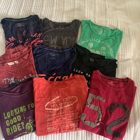 American Eagle Outfitters Tops - Lot of 10 American Eagle T-shirts